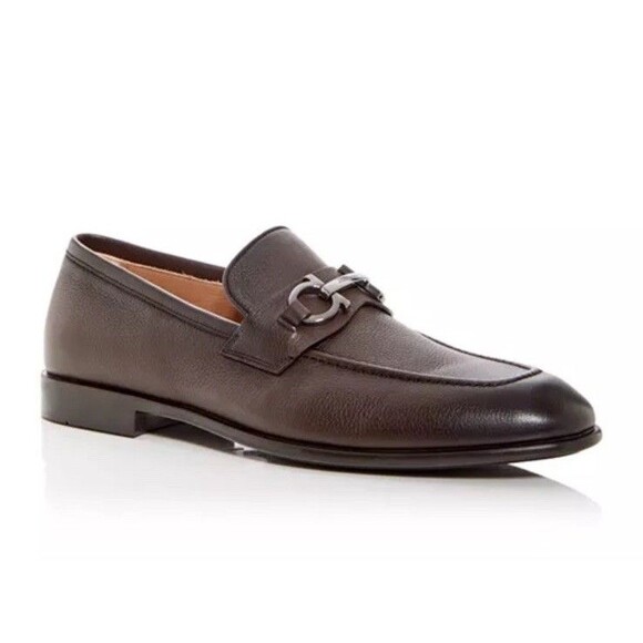 FERRAGAMO $995 Men\'s Foster Leather Loafers Size: 8.5